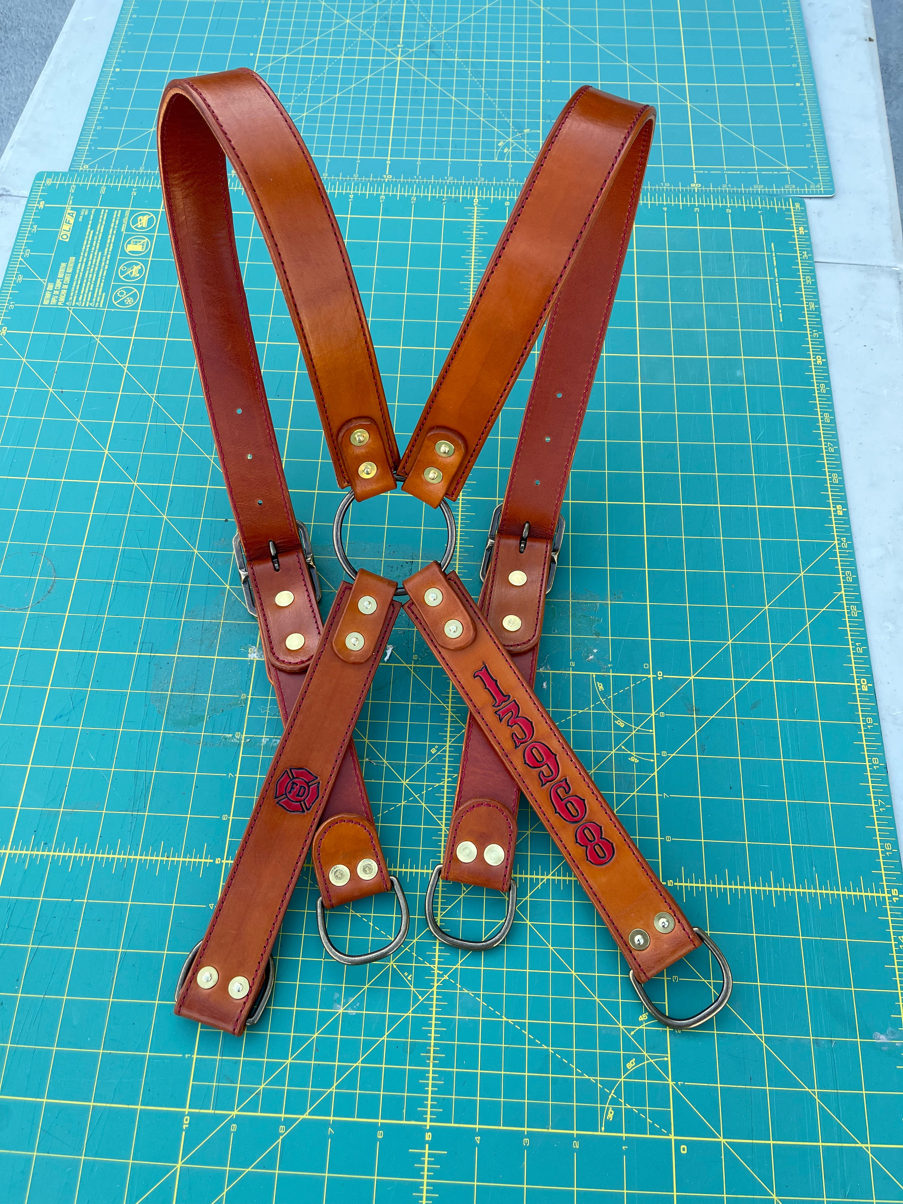 Leather Suspenders