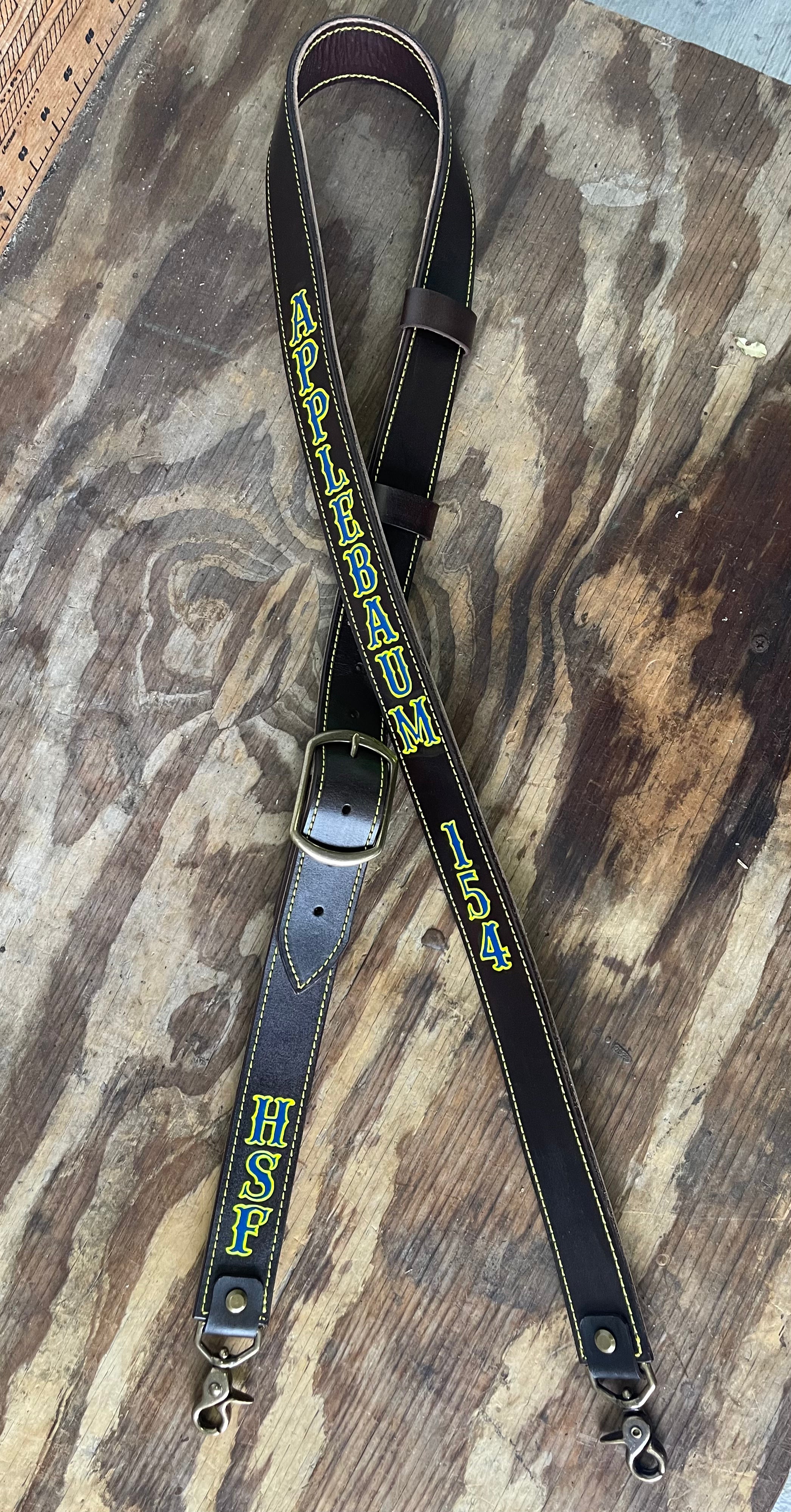 Leather Radio Strap Set