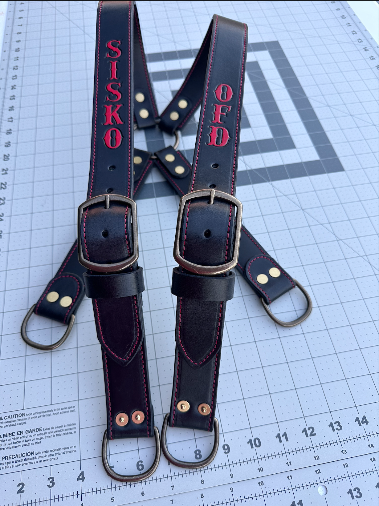Leather Suspenders