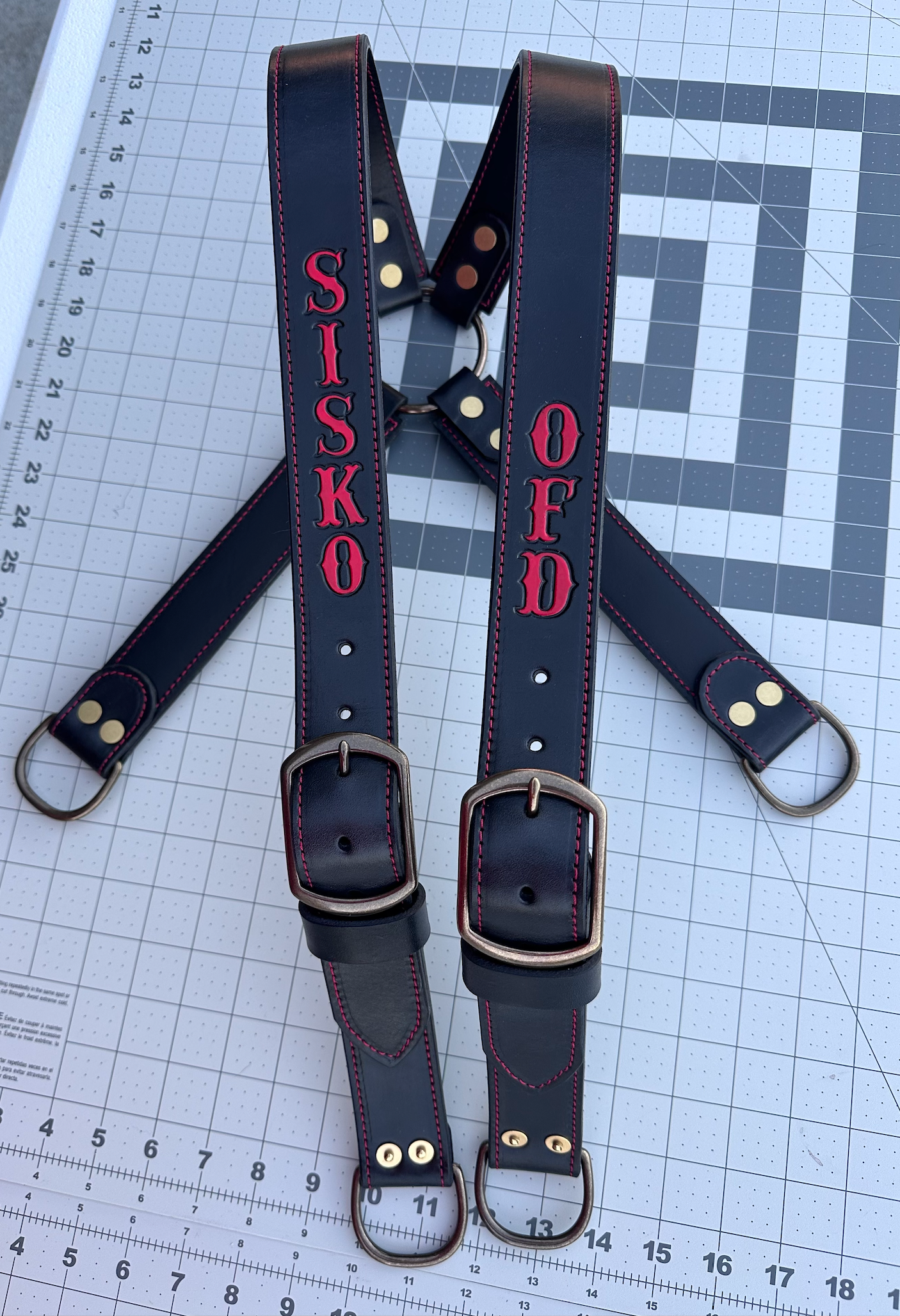 Leather Suspenders