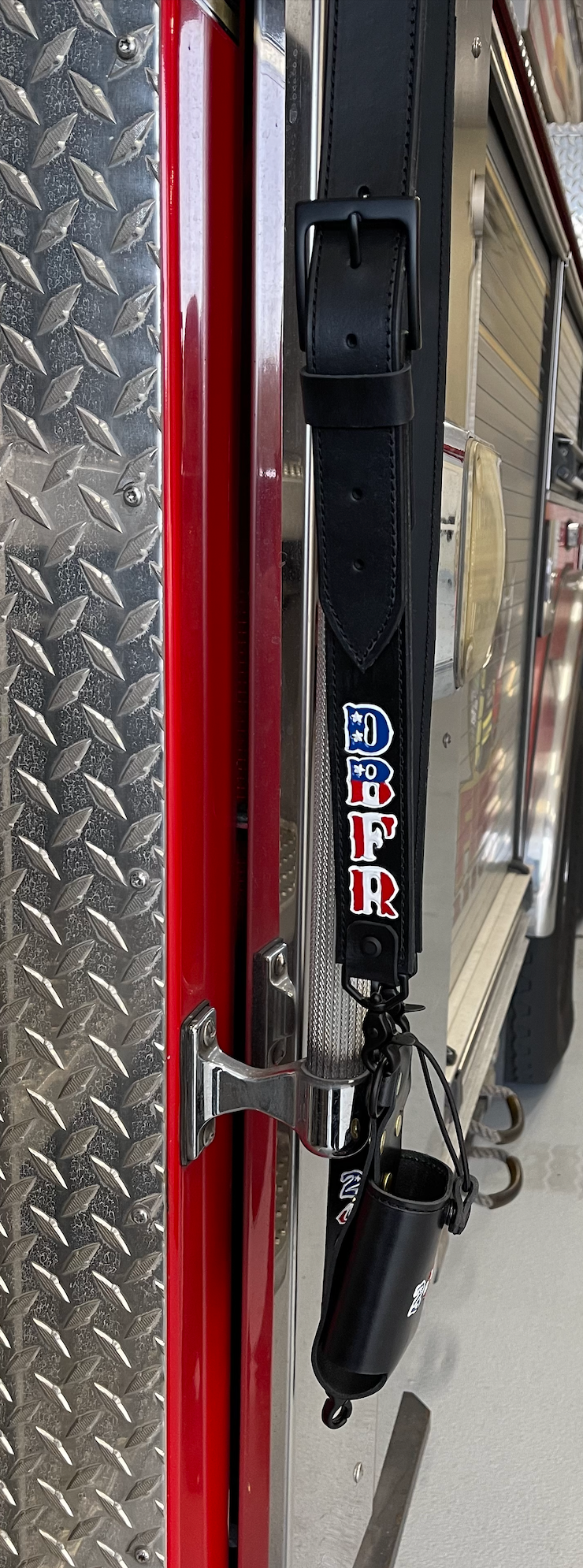 Leather Radio Strap Set