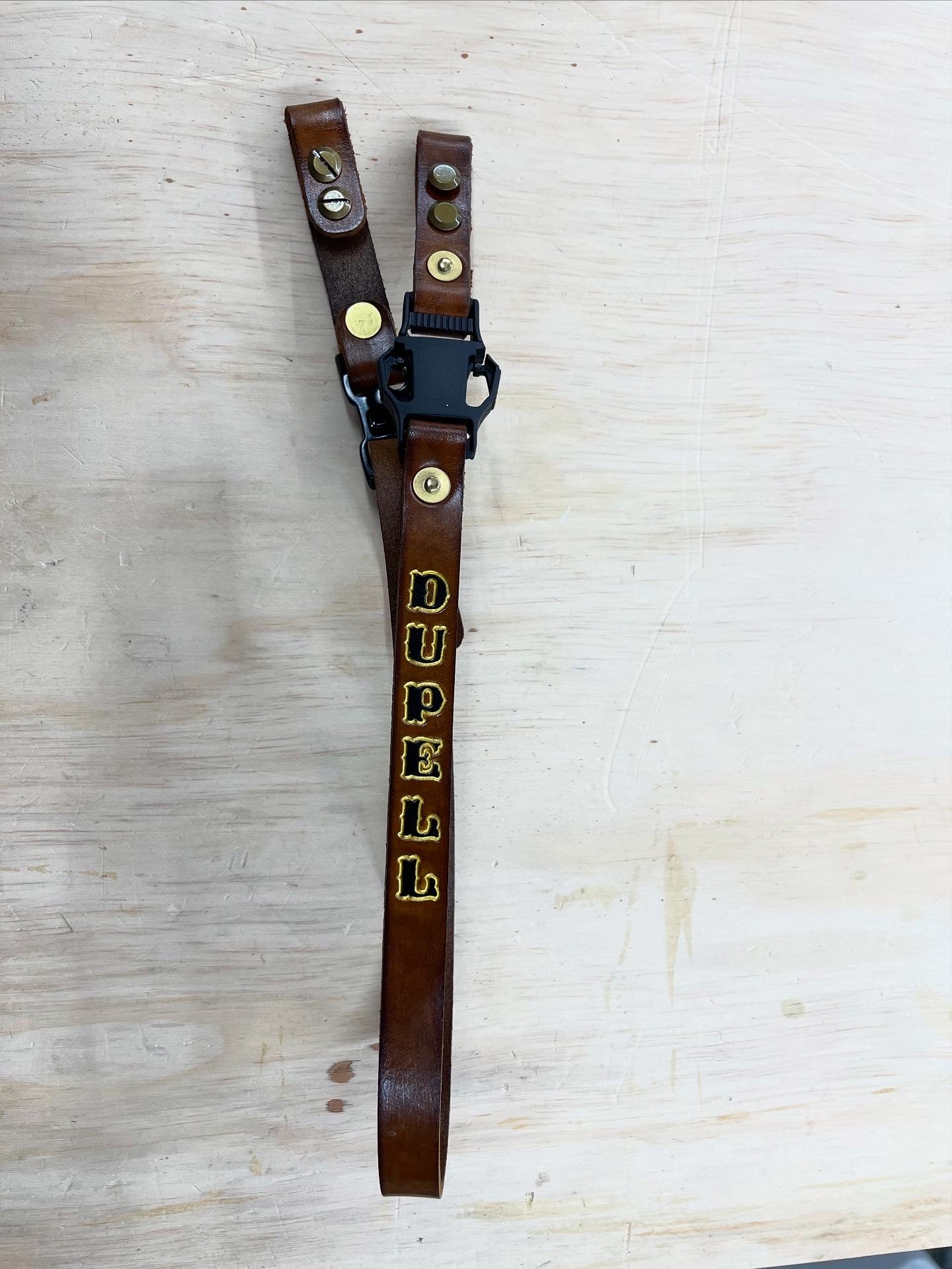 Fire Helmet Leather Chin Strap