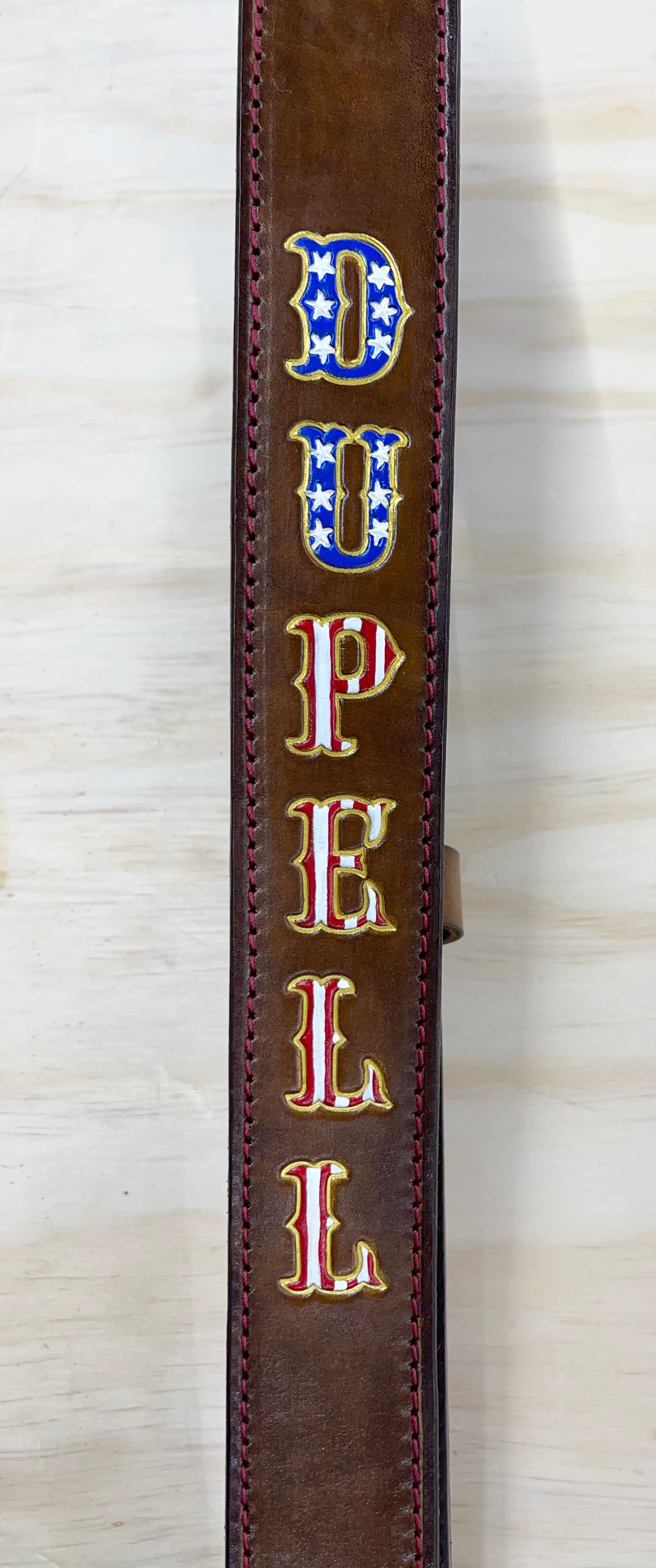 Leather Radio Strap Set (Smoked Bourbon)