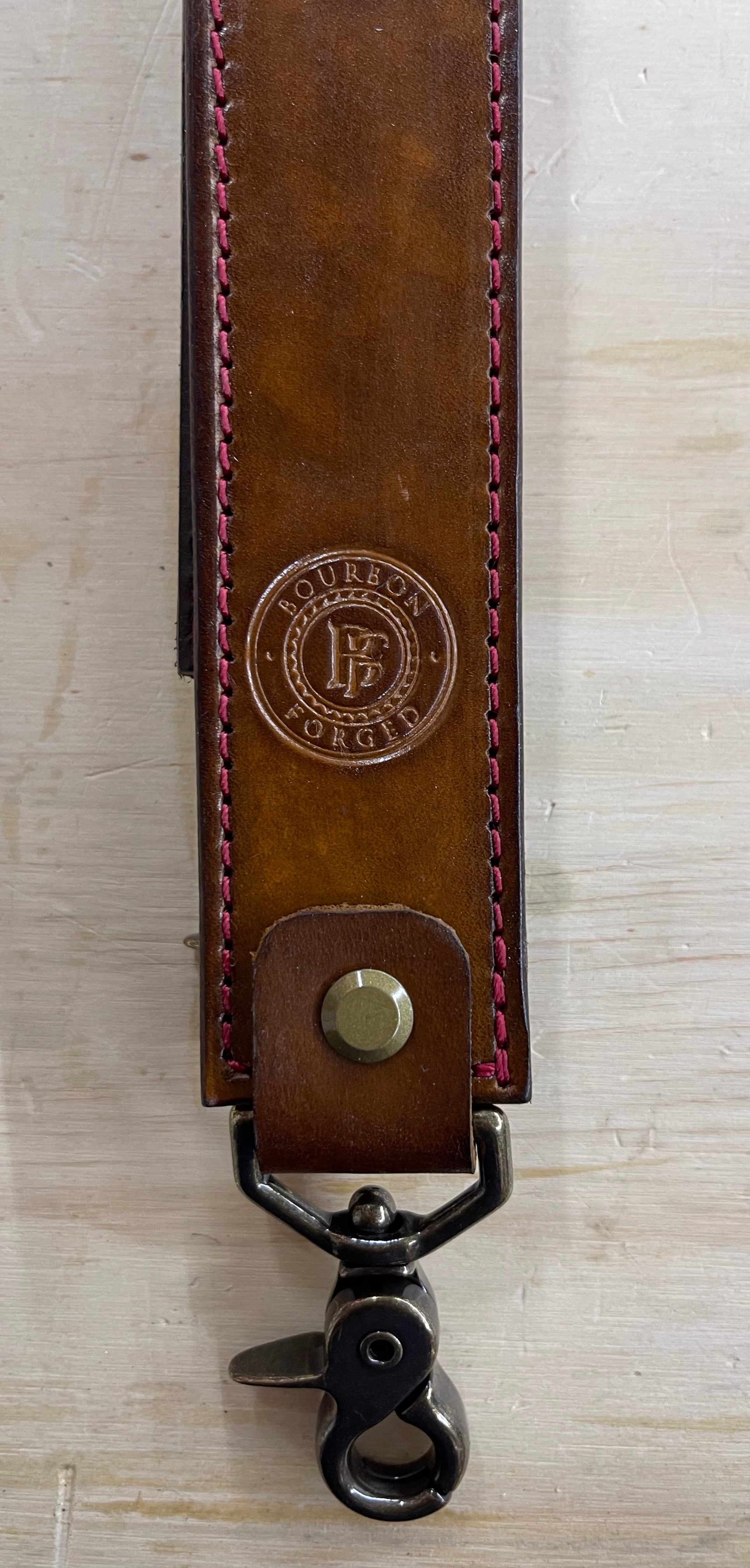 Leather Radio Strap Set (Smoked Bourbon)